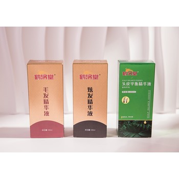 頭療館鶴濟堂套盒精華液養發護發草本植物產品