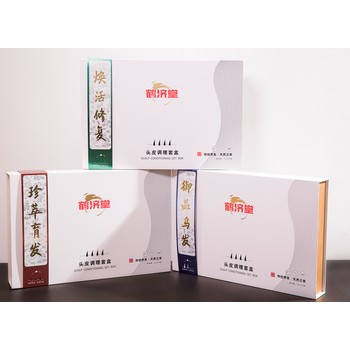 頭療館鶴濟堂套盒精華液養發護發草本植物產品