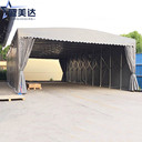 武漢推拉陽篷雨篷廠房推拉蓬大型倉庫推拉棚移動折疊推拉篷