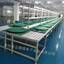 工廠流水線工作臺(tái)小型傳送帶鋁材輸送機(jī)雙面防靜電工作臺(tái)