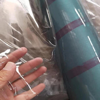 金枝長祥jzcx-010透明防靜電阻燃膜1.6m×100m×0.1mm軟硬