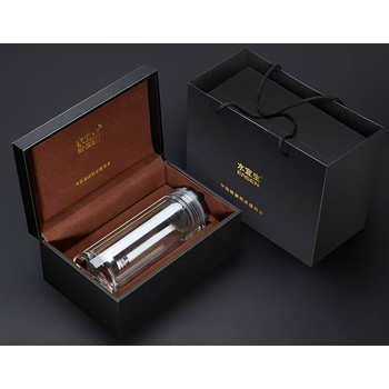 西安水宜生水晶杯批發(fā)牌子口杯刻字銀離子玻璃杯