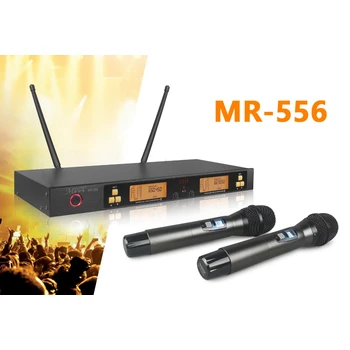 咪詩特MR-556U段無線一拖二麥克風(fēng)KTV娛樂話筒
