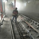 軌道膠泥在港口與碼頭起重機軌道槽的應用