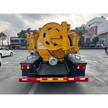 重汽豪曼藍(lán)牌清洗吸污車可下地下室