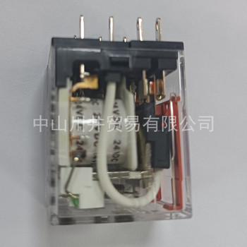 Omron歐姆龍繼電器MY2N-GSDC24小型繼電器24V直線線圈插入式安裝