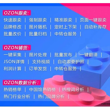 ozon跨境電商軟件，跟賣鋪貨一體化運(yùn)營工具