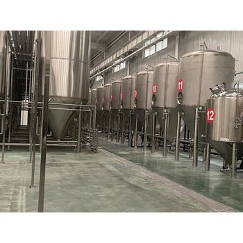 啤酒廠20噸發酵罐制作廠家大型精釀啤酒設備