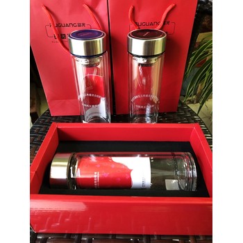西安雙層杯內(nèi)壁印字內(nèi)管做字玻璃杯做希諾口杯