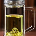 光學杯蓋，西安水宜生牌玻璃杯，水晶綠茶杯之凈透