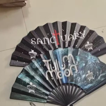 哪咤系列扇子，西安絹布廣告扇定做，10寸動漫扇子，卡通折扇