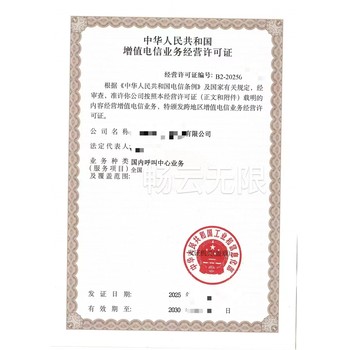 外資企業申請全網SP資質