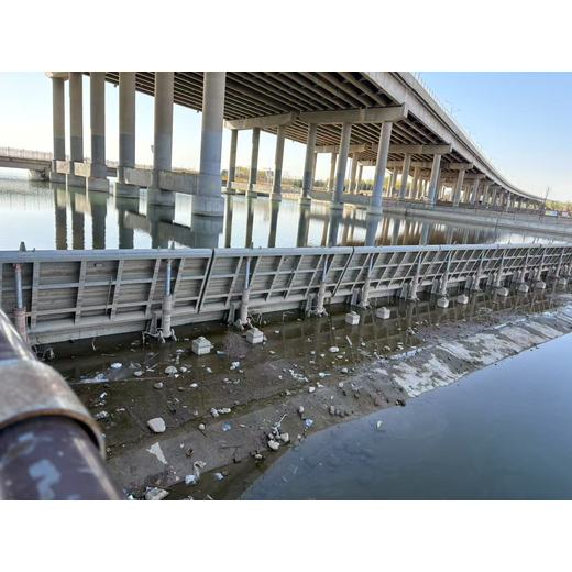 鄂爾多斯底軸驅動液壓翻板閘門底軸液壓鋼壩閘門工作原理