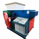 單軸機頭料撕碎機,全自動工業(yè)膠塊粉碎機,液壓推進塑料玩具粉碎機