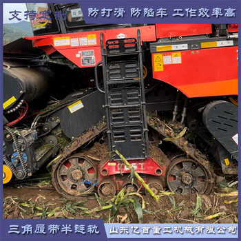 濕地山地全，半履帶收割機(jī)收割“零死角”