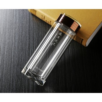 金鉆年華西安思寶墨晶玻璃水杯印字代理品牌商務(wù)杯