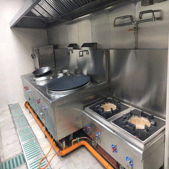 南寧唐閣酒店酒樓飯店餐廳商用不銹鋼廚房設備生產(chǎn)廠家定制廚具