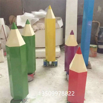 肇慶鉛筆模型雕塑文具店擺件玻璃鋼仿真文具雕塑