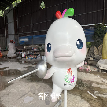 珠海影視人物雕塑玻璃鋼卡通人偶雕塑電影道具