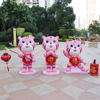 山西玻璃鋼卡通雕塑主題雕塑定制