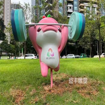 江門(mén)海豚玩偶雕塑玻璃鋼卡通海豚雕塑
