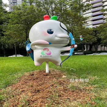 肇慶校園IP形象雕塑玻璃鋼卡通雕塑