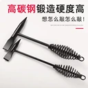 電焊工錘榔頭焊渣錘多功能除銹錘尖頭小鐵錘安全錘彈簧敲渣錘