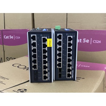 TP-LINK普聯(lián)16口千兆工業(yè)交換機(jī)代理商