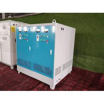 900KW電加熱供暖機(jī)組-電熱水鍋爐的工作原理樣式：臥式