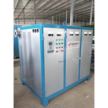 900KW電加熱供暖機(jī)組-電熱水鍋爐的工作原理樣式：臥式
