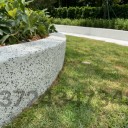 南山公園道路水洗石施工小區(qū)景觀道路水刷石現(xiàn)場(chǎng)制作