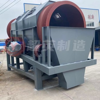 鵝卵石篩分機械圓滾篩沙機無軸滾筒篩多用途
