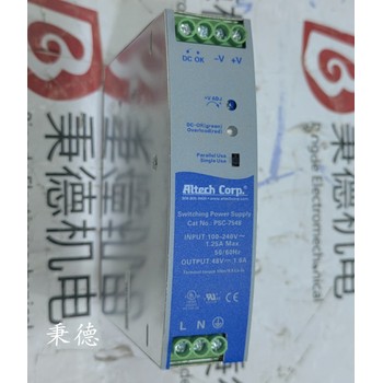 ALTECH單輸出的DIN導(dǎo)軌式電源PS-7548