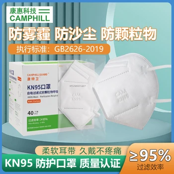 四川kn95口罩防塵防護(hù)立體五層秋冬防護(hù)口罩女高顏值立包裝口罩