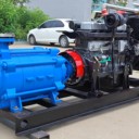 125立方120m柴油多級離心水泵機組灌溉礦坑抽水水泵機組