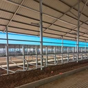 牛臥床牛臥欄牛臥床立柱抱卡箍牛臥欄配件牛場定位欄擋頸桿