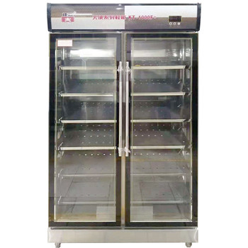康庭商用消毒柜KT-1000F雙門消毒鞋柜熱風(fēng)循環(huán)拖鞋消毒柜
