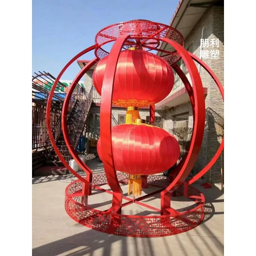 空間燈籠雕塑步行街展示小區(qū)雕塑精選校園燈籠景觀雕塑