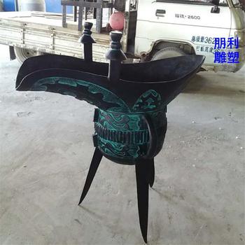 鐵藝爵杯雕塑廠家，景觀雕塑，景觀爵杯雕塑
