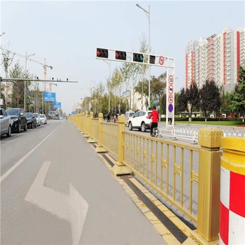 黃金護(hù)欄城市道路隔離欄天安門同款黃金蓮花護(hù)欄