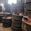 出售二手120挖機(jī)強(qiáng)磁吸盤全新廢鋼用150圓形吸盤自發(fā)電