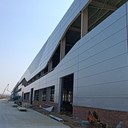 空間鋼結(jié)構展廳制作鋼結(jié)構屋頂鋁板更換彩鋼板除銹翻新