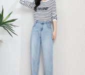 品牌女褲夏季貨源敏子褲子夏休閑牛仔褲貨源批發(fā)