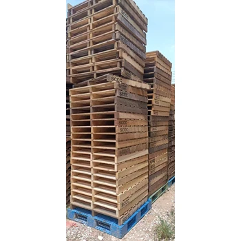 福州木托盤收售木棧板地牛叉車吹塑塑料托盤筐子二手塑膠卡板