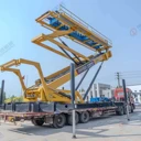 前進28米高空作業(yè)平臺高空壓瓦機舉升重量15噸