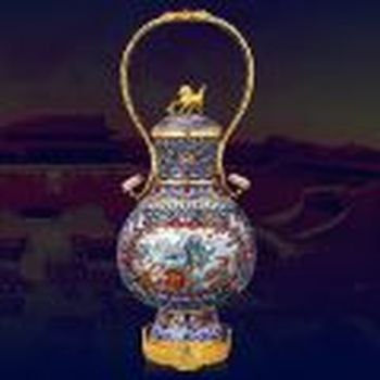 九州萬方雙耳如意瓶張同祿大師作品