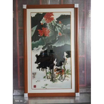 戴嘉林景泰藍(lán)掐絲琺瑯畫嘉藕圖寓意和泰安康