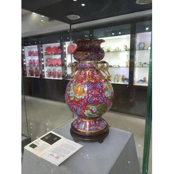 景泰藍(lán)九州同慶盛世和平尊戴嘉林張向東兩大宗師聯(lián)手力作