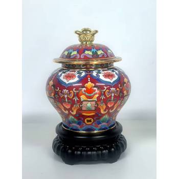財(cái)福滿貫景泰藍(lán)中國(guó)工藝美術(shù)大師戴嘉林創(chuàng)作