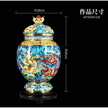 張同祿國寶六絕景泰藍(lán)盛世龍薰